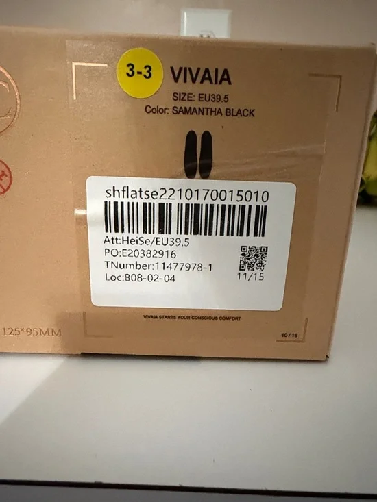 Vivaia Samantha Black Loafers Never Worn, still in the box - Picture 10 of 10